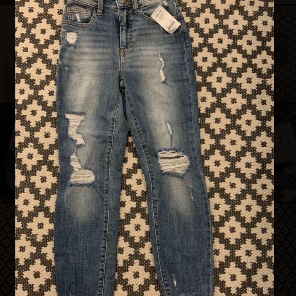 High waisted  mom cut jeans